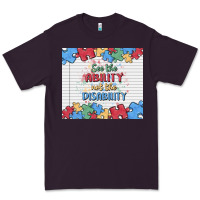 Plum see the ability not the disability Premium Tee - MaliasSmallBusiness
