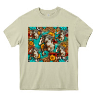 Mossy mustang horse western Heavy Core Tee - LillyAllenDesigns