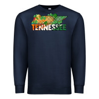 Navy tennessee map st patricks day Premium Sweatshirt - FaDigitalArtStudio