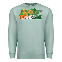 Seafoam tennessee map st patricks day Premium Sweatshirt - FaDigitalArtStudio