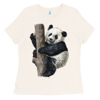 Giant Panda Ladies Tee | Teevron