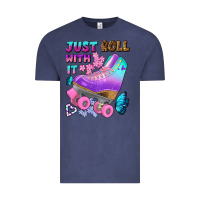 Vintage Denim just roll with it Vintage Tee - BundleAndBundleShop
