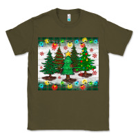Army Green christmas trees tumbler Classic Tee - BundleAndBundleShop