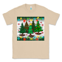 Mushroom christmas trees tumbler Classic Tee - BundleAndBundleShop
