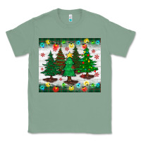 Sage christmas trees tumbler Classic Tee - BundleAndBundleShop