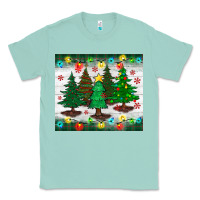 Seafoam christmas trees tumbler Classic Tee - BundleAndBundleShop