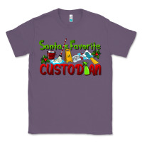 Lavender Santa's Favorite Custodian Classic Tee - LillyAllenDesigns