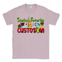 Lilac Santa's Favorite Custodian Classic Tee - LillyAllenDesigns