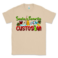 Mushroom Santa's Favorite Custodian Classic Tee - LillyAllenDesigns
