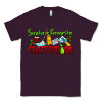 Plum Santa's Favorite Custodian Classic Tee - LillyAllenDesigns