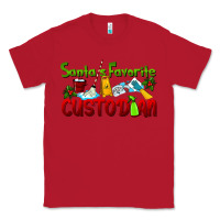 Red Santa's Favorite Custodian Classic Tee - LillyAllenDesigns