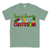 Sage Santa's Favorite Custodian Classic Tee - LillyAllenDesigns