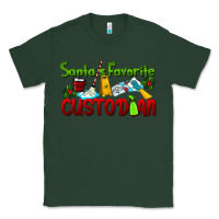 Sports Green Santa's Favorite Custodian Classic Tee - LillyAllenDesigns