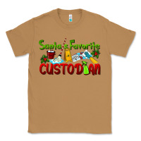 Toasted Coconut Santa's Favorite Custodian Classic Tee - LillyAllenDesigns
