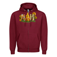 Burgundy Mom gnome sunflower Zipper Hoodie - CowGirlArtShop