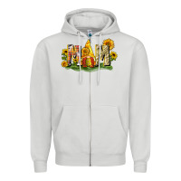 Dove Grey Mom gnome sunflower Zipper Hoodie - CowGirlArtShop