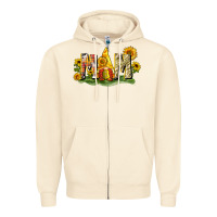 Sandshell Mom gnome sunflower Zipper Hoodie - CowGirlArtShop