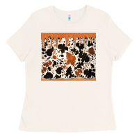 Bone cowhide dripping glitter tumbler Ladies Tee - Jasminsmagicworld