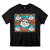 Black Western Ragdoll Cat Heavy Core Tee - LillyAllenDesigns