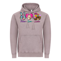 Vintage Zinc Peace Love Easter Vintage Hoodie - BundleAndBundleShop