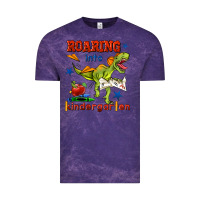 Cloud Purple roaring into kindergarten Vintage Tee - BundleAndBundleShop