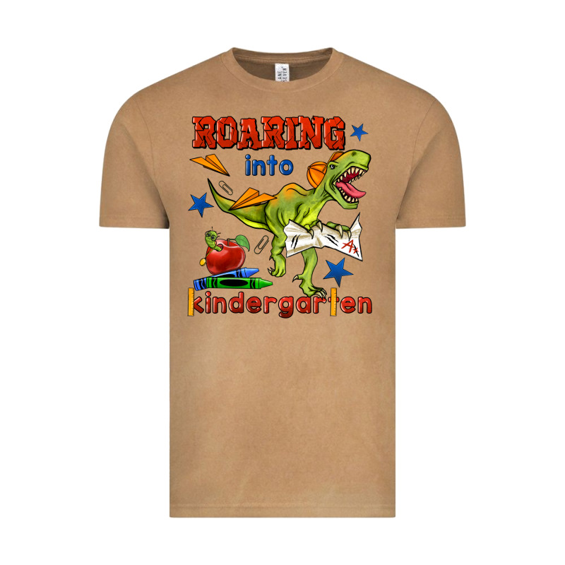 Roaring Into Kindergarten Vintage Tee by BundleAndBundleShop | Teevron