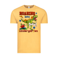 Vintage Mustard roaring into kindergarten Vintage Tee - BundleAndBundleShop