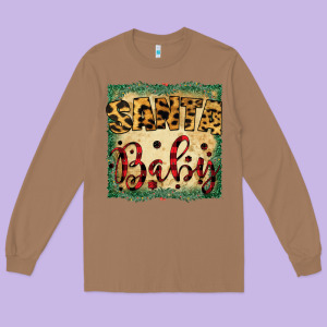Santa Baby Long Sleeve Tee Designed By Bettercallsaul