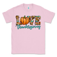 Bubblegum Pink love thanksgiving pumpkin Classic Tee - JahusDesignShop