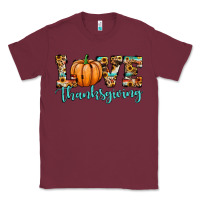 Burgundy love thanksgiving pumpkin Classic Tee - JahusDesignShop