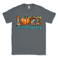 Charcoal Heather love thanksgiving pumpkin Classic Tee - JahusDesignShop