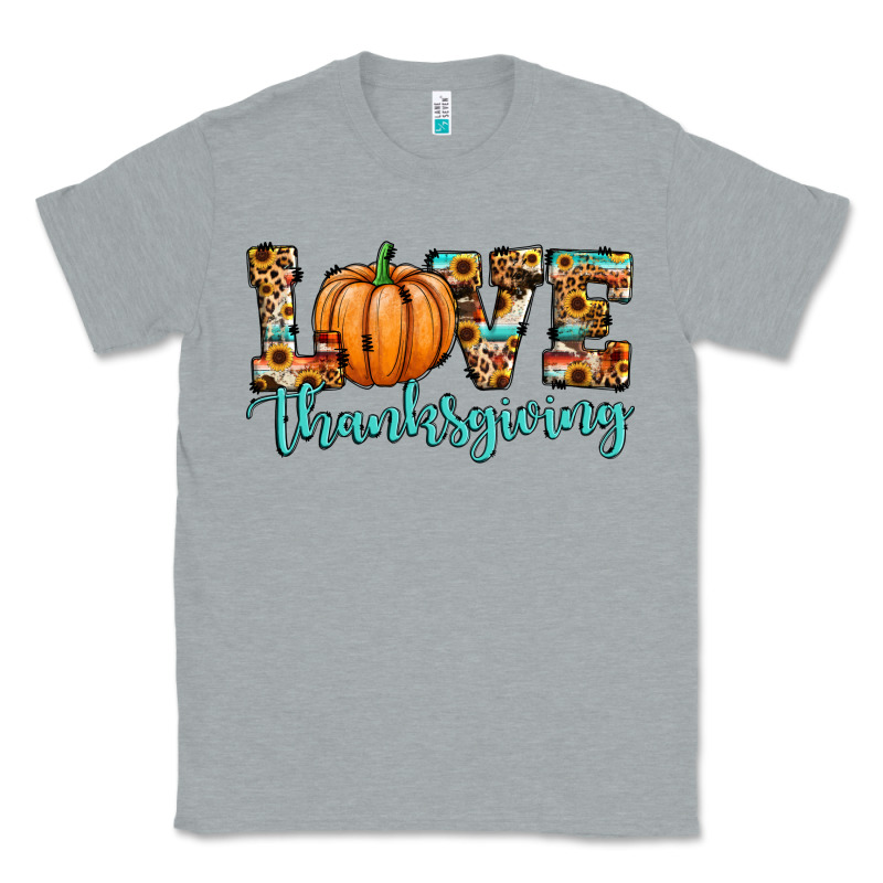 Love Thanksgiving Pumpkin Classic Tee by JahusDesignShop | Teevron