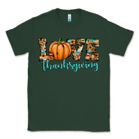 Sports Green love thanksgiving pumpkin Classic Tee - JahusDesignShop