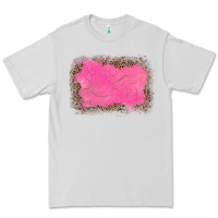 Dove Grey gemstone pink leopard background Premium Tee - JahusDesignShop