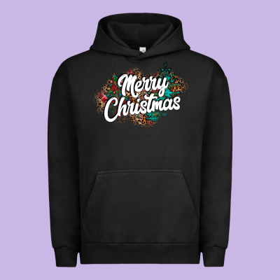 Merry Christmas Urban Hoodie Designed By Cowhidedigitalart