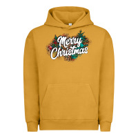 Pigment Peanut Butter Merry Christmas Urban Hoodie - CowhideDigitalArt