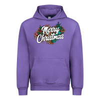 Tulip Merry Christmas Urban Hoodie - CowhideDigitalArt