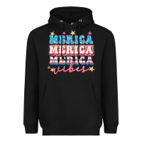 Black Merica vibes Heavyweight Hoodie - FaDigitalArtStudio