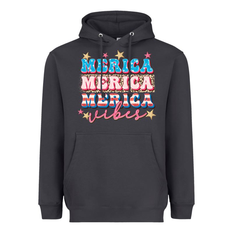 Merica Vibes Heavyweight Hoodie by FaDigitalArtStudio | Teevron