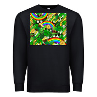Black St. Patrick's Day Premium Sweatshirt - FaDigitalArtStudio