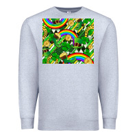 Heather Grey St. Patrick's Day Premium Sweatshirt - FaDigitalArtStudio