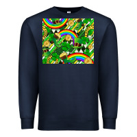 Navy St. Patrick's Day Premium Sweatshirt - FaDigitalArtStudio