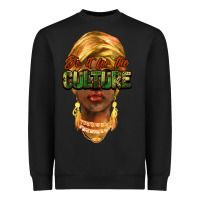Black do it for the culture Heavyweight Sweatshirt - NancyCooperArtShop