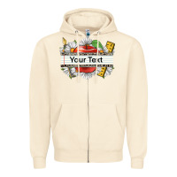 Sandshell floral teacher custom name Zipper Hoodie - CowGirlArtShop