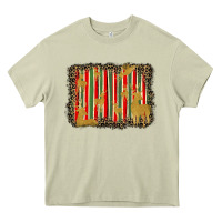 Mossy christmas reindeers leopard background Heavy Core Tee - BarkalooDesign