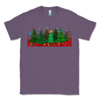 Lavender christmas trees libbey glass Classic Tee - BundleAndBundleShop