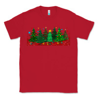 Red christmas trees libbey glass Classic Tee - BundleAndBundleShop