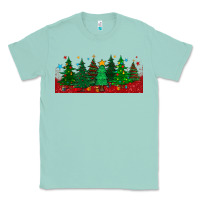 Seafoam christmas trees libbey glass Classic Tee - BundleAndBundleShop