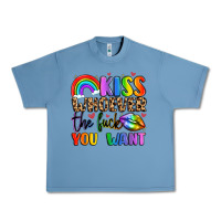 Pebble Blue kiss whoever the fuck you want Urban Heavy Tee - LillyAllenDesigns