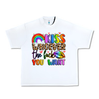 Kiss Whoever The Fuck You Want Urban Heavy Tee | Teevron